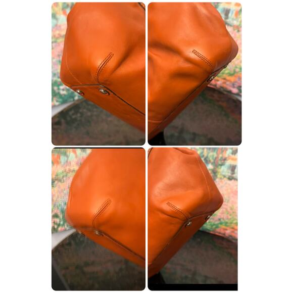 GUC Coach F13732 Soho Pleated Leather Satchel Tote - Picture 5 of 9